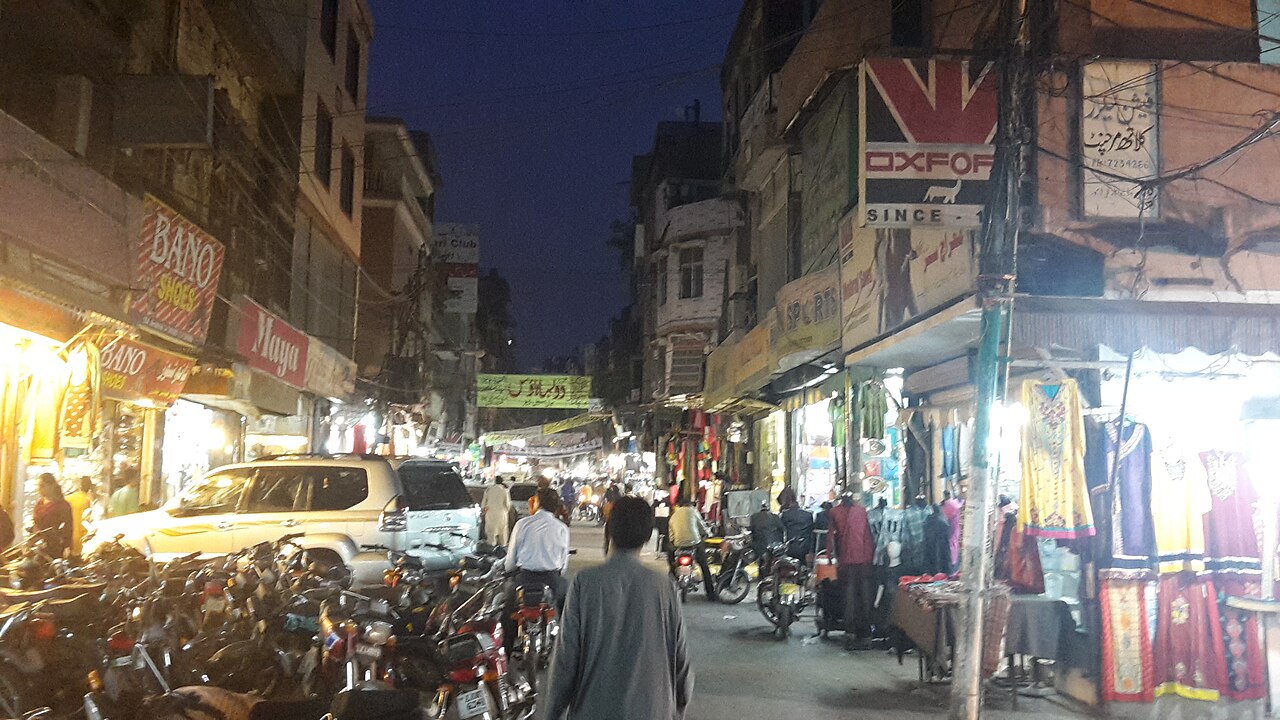 Photograph of Anarkali Bazaar, Lahore
